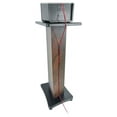 thumbnail image 3 of (2) Rockville SS28D Dark Wood Grain 28" Speaker Stands Fits JBL 104SET-BT, 3 of 9