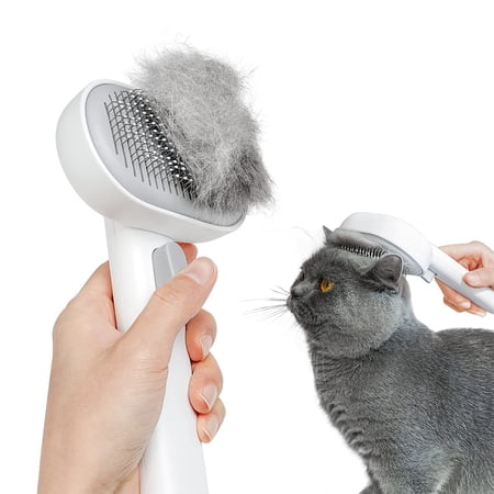bathprove Cat Brush for Shedding, Cat Brushes for Indoor Cats, Cat Brush for Long or Short Haired Cats, Cat Grooming Brush Cat Comb for Kitten Rabbit Massage Removes Loose Fur