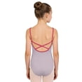 thumbnail image 7 of Afuyipoi Girls Performance Dance Leotard (3-15 Years) Summer Sleeveless Camisole Stretchy Athletic Bodysuit for Ballet Yoga and Gymnastics Practice Purple 5/6, 7 of 7