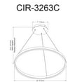 thumbnail image 2 of Lustre circulo, 2 of 3