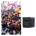 thumbnail image 6 of Raindrops 1Pack Passport Holder Neck Wallet for Travel Waterproof with Material Black 16.5*10CM, 6 of 8