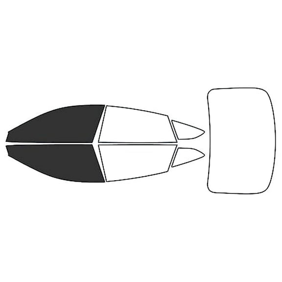 Rvinyl Window Tint Kit Compatible with Audi S5 2018-2024 (Sportback) - Front Precut Kit - 20%