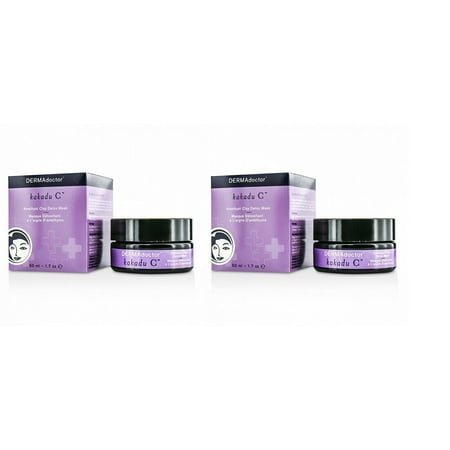 DERMAdoctor Kakadu C Amethyst Clay Detox Mask 50 ml - 2 pack