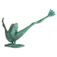 thumbnail image 6 of Design Toscano Crazy Legs, Leap Frog Bronze Garden Statue: Giant, 6 of 8