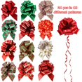 thumbnail image 2 of 24 Pcs Gift Bows Christmas Pull Bows Ribbon Present Wrapping Accessories for Boxes Bags Baskets Wine Bottles Party Decorations (24 pcs), 2 of 7