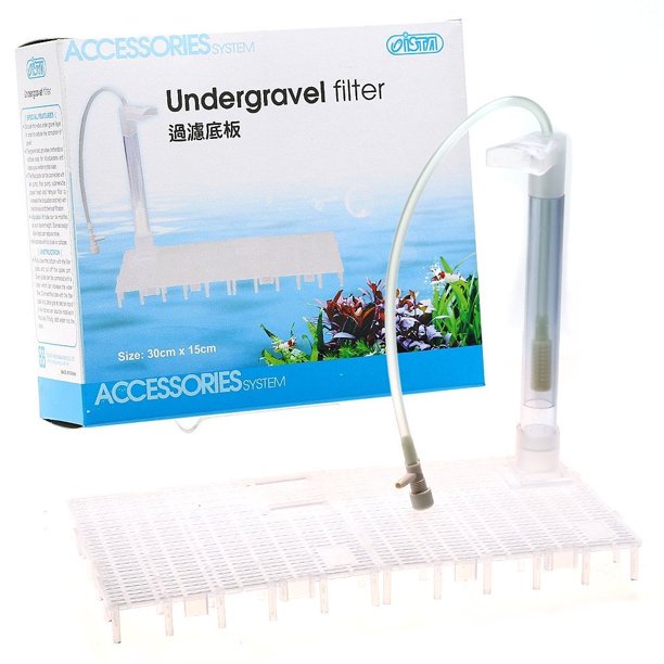 Aquarium Equip ISTA Undergravel Filter 11.8" X 5.9" Fish Tank Under