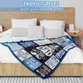 thumbnail image 3 of LHSHID Bonus Dad Fathers Day Blanket Gifts from Kids Step Dad Gifts from Daughter Son Step Dad Birthday Gifts Fathers Day Blanket for step dad Stepped up Dad Gifts Ideas Men Throw Blanket 40x50in, 3 of 6