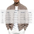 thumbnail image 2 of Men's Faux Suede Bomber Jacket Full Zip Ribbed Collar Side Pockets Casual Fall Outerwear, 2 of 8