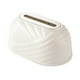 thumbnail image 2 of Soporte para cajas de pañuelos de sobremesa de plástico blanco con muelle • Organizador multifuncional para cocina, salón, mesa de té • 8,86 x 4,72 x 4,05 in, 2 of 6