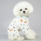 thumbnail image 4 of Pijamas cálidos para perros pequeños, ropa para perros y gatos, mono para cachorros, abrigo para perros, chihuahuas, pomerania, ropa estampada, camisa, 4 of 5