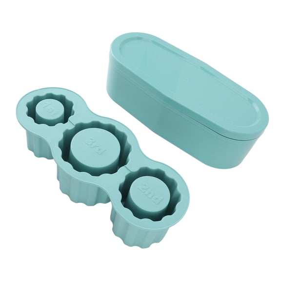 YAHHU Silicone Cylinder Ice Cube Tray – Large Capacity, Easy Release, Heat‑Resistant, Dishwasher Safe – Green