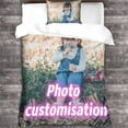 thumbnail image 1 of Photo Customization Bedding Set DIY Personalization Bespoke Soft Duvet Cover Set Duvet Cover, 1 of 5