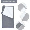 thumbnail image 6 of 6 Pack Microfiber Jewelry Cleaning Cloth Set Reusable Sterling Silver Cleaner Polishing Towel 4-Layers Silver Polishing Cloth with 20Pcs Plastic Zip Lock Bags for Gold Platinum Diamond Coin, 6 of 7