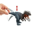 thumbnail image 3 of Jurassic World Rebirth Wild Roar Abelisaurus Dinosaur Toy, Tail Controlled Attack Chomp & Sound, 3 of 6