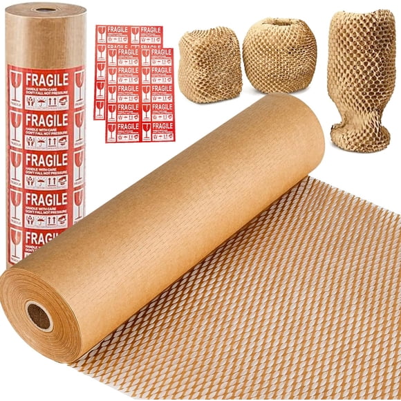 Papel de embalaje MIVERYEA en rollo ecológico de 38 cm x 91 m