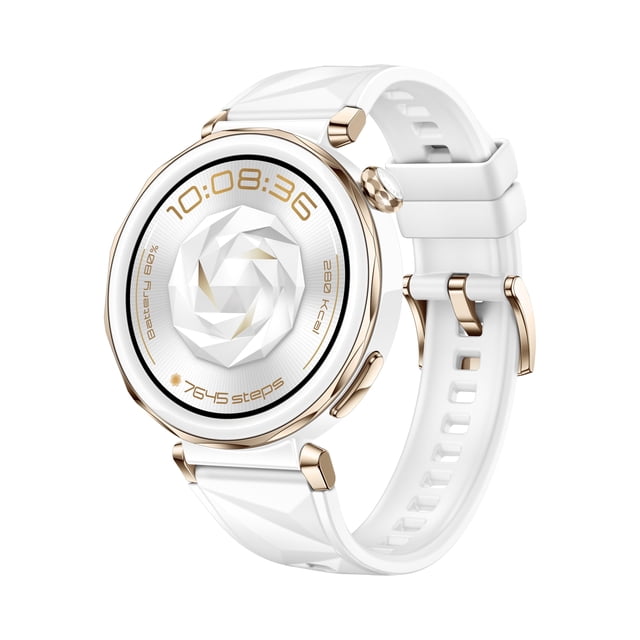 HUAWEI Watch GT 5 Pro 42mm Smartwatch (GPS), Sharp-Edged Design, hasta 7 Días de BaterÍa, Monitoreo Deportivo a Nivel Profesional, Seguimiento de la Salud, Compatible con iOS y Android, Blanco