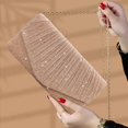 thumbnail image 4 of REMANLAND Women's Satin Evening Clutch, Beige, 4 of 7