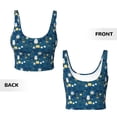 thumbnail image 5 of Fotbe Various Lights Pattern Womens' Sports Bra Longline Wirefree Padded with Medium Support Sports Moisture-Wicking Workou Vest,Tank Top-, 5 of 9