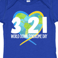 thumbnail image 4 of Inktastic 3 21 World Down Syndrome Day with Heart Shaped Earth Boys or Girls Baby Bodysuit, 4 of 5