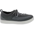 thumbnail image 2 of Men's Drew Buzz Sneaker Grey Leather/Flannel 10 4E, 2 of 5