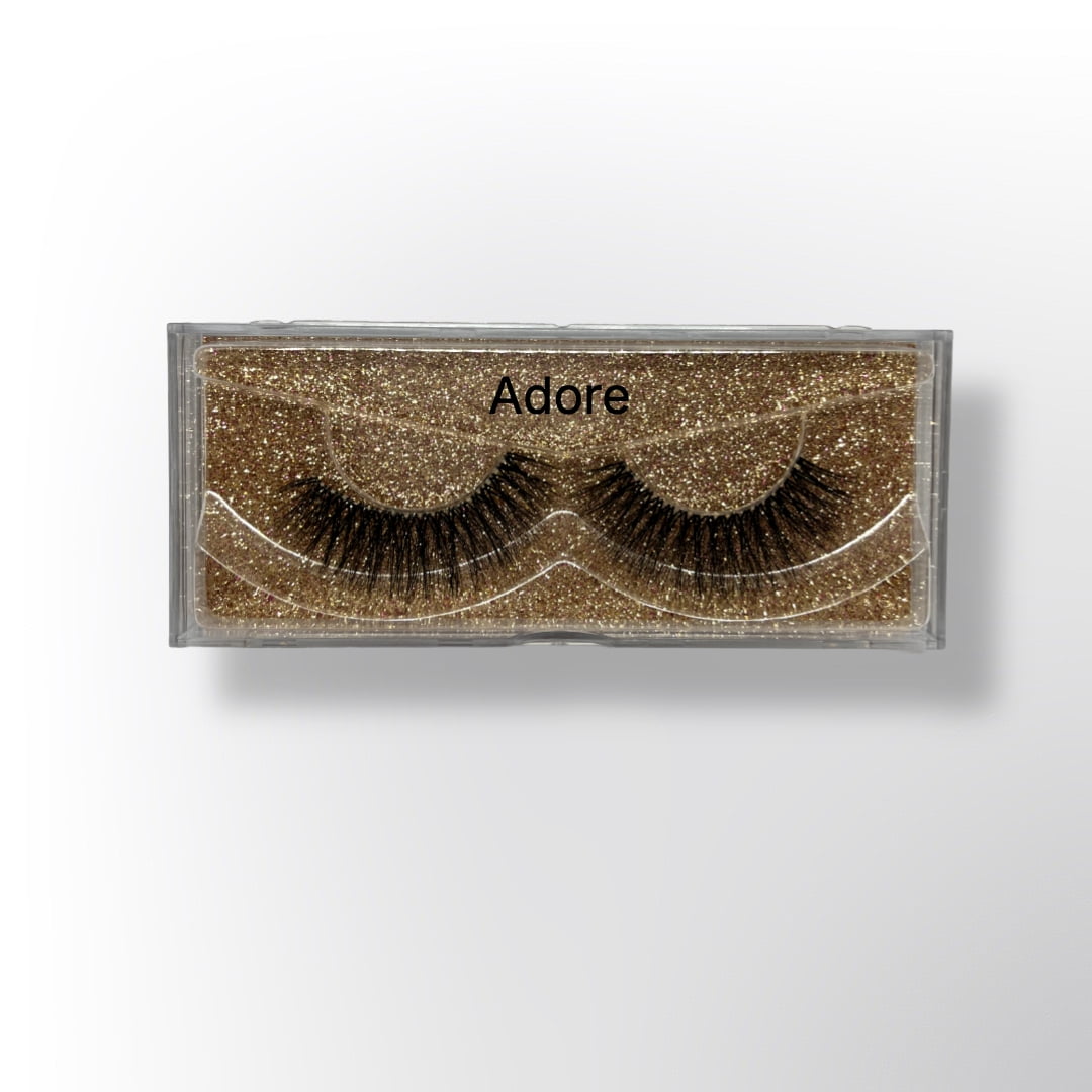 Clearagic Eyelashes "ADORE" Style.  FEEL IT THE ONLY HUMAN HAIR EFFECT EYELASHES!