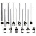 thumbnail image 1 of Juego de 12 Agujas Dispensadoras, Punta de Acero Inoxidable de 1,97 Pulgadas, con Luer, Calibre 8, 10, 12, 14, 16 y 18., 1 of 6