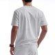 thumbnail image 3 of pstuiky camisetas de hombre, Blusas versátiles de manga corta con cuello en V y cordón de color sólido para hombre camisetas de hombre l, 3 of 8