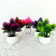 thumbnail image 2 of Windfall Artificial Succulents Desk Plant in Pots Fake Succulents Plant Decor Plastic not Easy to Break 1 Set Simulation Bonsai Realistic Non-fading Plastic Artificial Large Pine Plants for Decorating, 2 of 2