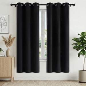 Xueyu 100% Blackout Curtains 42x72 Inches, 2 Panels