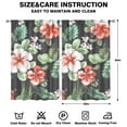 thumbnail image 2 of Printed Floral Blackout Drapes 52x84 Inch 2 Panels with Rod Pocket, Polyester Window Curtains for Bedroom, Office, or Living Room, 2 of 2