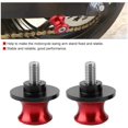 thumbnail image 2 of Swing Arm Spool 2pcs 8mm Motorcycle CNC Rear Stand Swing Arm Spool Sliders Stand Swingarm spools sliders Bobbins motorcycle(Red), 2 of 5