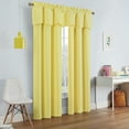 thumbnail image 6 of Eclipse Kendall Solid Scalloped Valance (1 Panel), 42 In Wide x 18 In Long, Lemon, 6 of 6