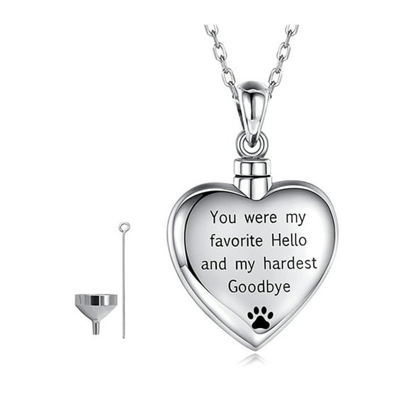 Pet Silver Memorials Pendants Suit Cremation Memorials Pendants for Ashes Mementoes