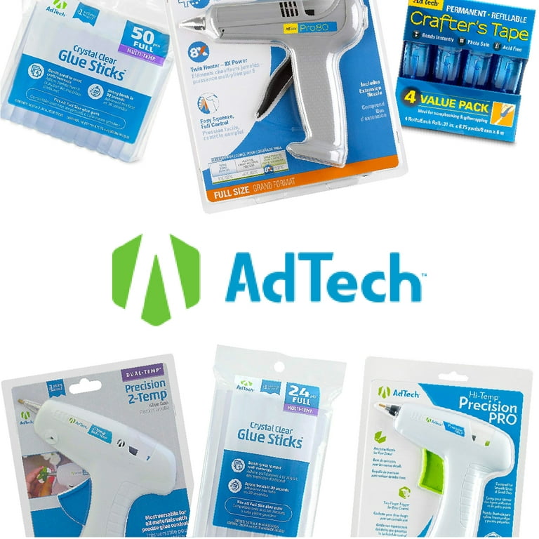 AdTech Floral Mini High Temp Hot Glue Gun with Glue Sticks Combo Pack 05660