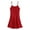 Red, variant on XBASW Women's Silk Nightgowns Slip Sleepwear V Neck Nightshirt Stain Nightwear Summer Pajamas Dress for Womens