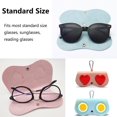 thumbnail image 5 of 2 Pcs Sunglasses Case Soft Bag Cute Pouch Soft Lining Protection Glasses Case Eyewear Pen Case, 5 of 5