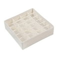thumbnail image 1 of Fiudx Caja de Almacenamiento de Lino y Algodón, Organizador Plegable Versátil con Compartimentos, Diseño Duradero y Lavable para Organizar El Hogar, Solución Que Ahorra Espacio para Ropa Interior, Ca, 1 of 5