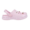 thumbnail image 6 of bebe Girls EVA Clogs – Lightweight Slip-On Shoes with Charms for Kids, 6 of 9