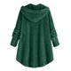 thumbnail image 4 of Chaquetas y abrigos casuales con capucha de manga larga para mujer, blusas con botones de talla grande, cárdigan holgado con capucha, abrigo de lana, chaqueta de invierno para mujer, 4 of 6