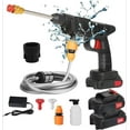 thumbnail image 5 of Cordless Portable Power Washer – Portable 452PSI Battery Pressure Washer Gun, 1.3GPM High Flow, Rechargeable Handheld Cleaner with Multiple Nozzles for Car Wash, Patio, Home, Driveway, Outdoor Use, 5 of 7