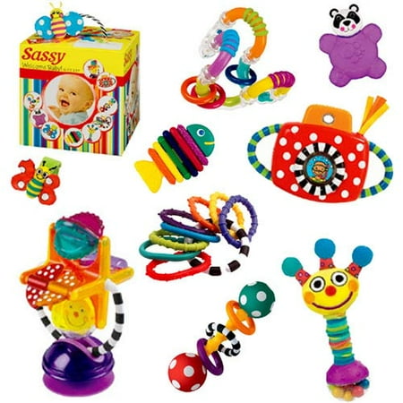 Sassy Welcome Baby 9 Pc Gift Set