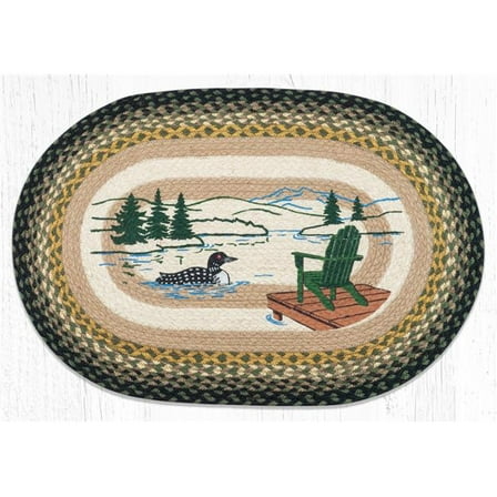 Capitol Importing 65-116AL 20 x 30 in. OP-116 Adirondack Loon Oval Patch