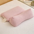 thumbnail image 4 of Buckwheat Hull Neck Support Pillow Set Removable Washable Triangular Pillow for Office Naps Lower Back Support and Home Sleep, 4 of 6