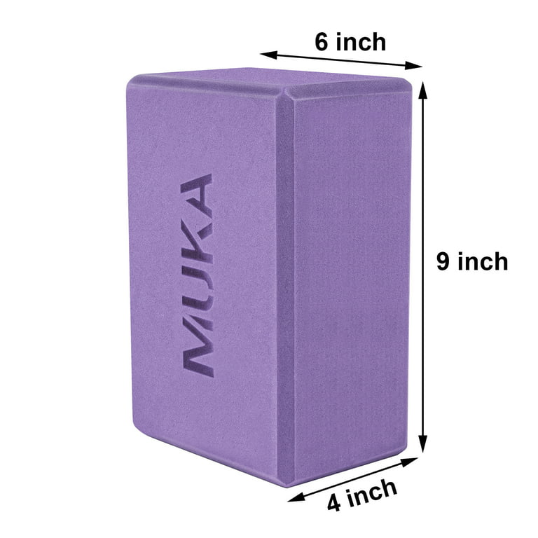 Yoga Studio 1'' Inch Chip Foam Half Yoga Block 4 Pack 