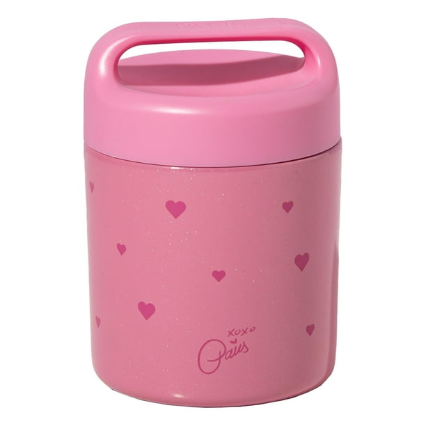 Frasco de Alimentos Paris Hilton 350ml Acero Inoxidable Aislado Rosa