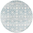 thumbnail image 2 of SAFAVIEH Isabella Eliza Geometric Floral Area Rug, Turquoise/Ivory, 4' x 6', 2 of 5