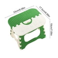thumbnail image 3 of Sahpxhe Step Stool Foldable Portable Plastic Folding Step Stool,Lightweight Green Space-Saving Seat Kitchen Step Stool for Home,Office,Camping,Outdoor Green, 3 of 8