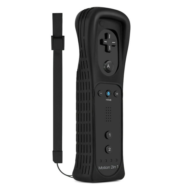 Wireless Remote Wiimote Control Controller + Silicone Case Sleeve Skin Cover + Wrist Strap