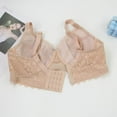 thumbnail image 5 of EchfiProm Bras for Women Bralette Plus Size Older Women Lace Beige Ladies Bras Underwire 46C, 5 of 8