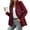 Watermelon red, variant on Baqcunre Winter Coats For Women Women'S Autumn And Winter New Casual Fashion Jacket Solid Suit Button Coat Womens Fall Fashion 2023 Blazers For Women Black L